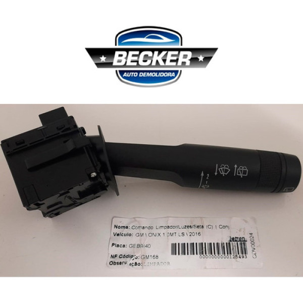 Chave Do Limpador Gm Onix 2016 - 95297470