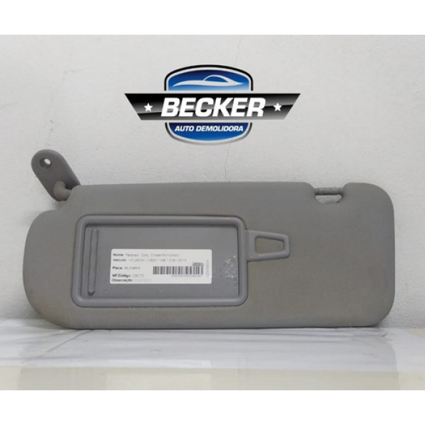 Quebra Sol Esquerdo Com Espelho Hyundai Hb20 2013