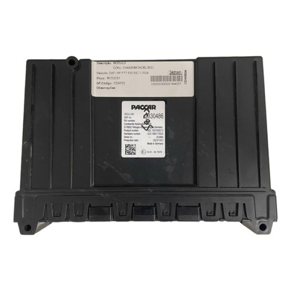 Módulo Centralina Vecu Xf Ftt 530 2024 - 2330486