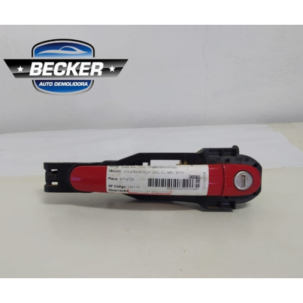 Maçaneta Externa Gol G5 2015 Vermelha (dianteira/esquerda)