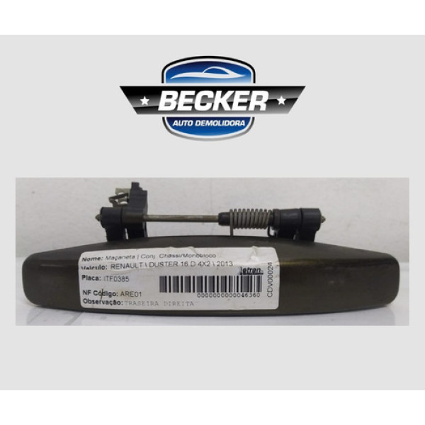 Maçaneta Externa Direita (tras/diant) Duster 2013