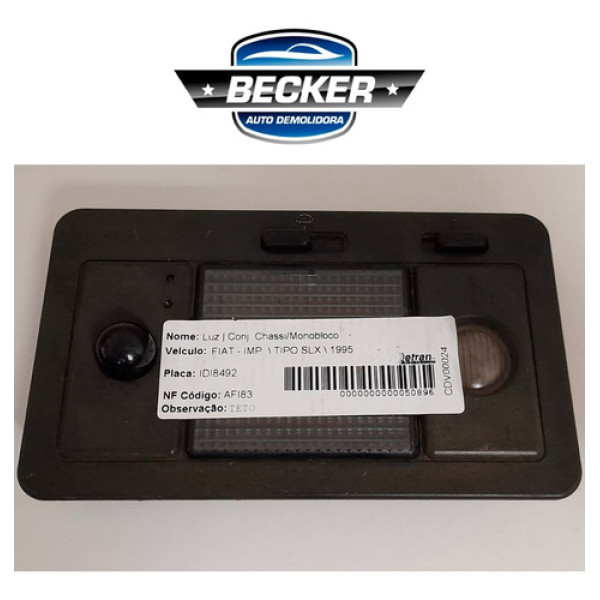 Luz Interna Fiat Tipo Slx 1995 - 2622