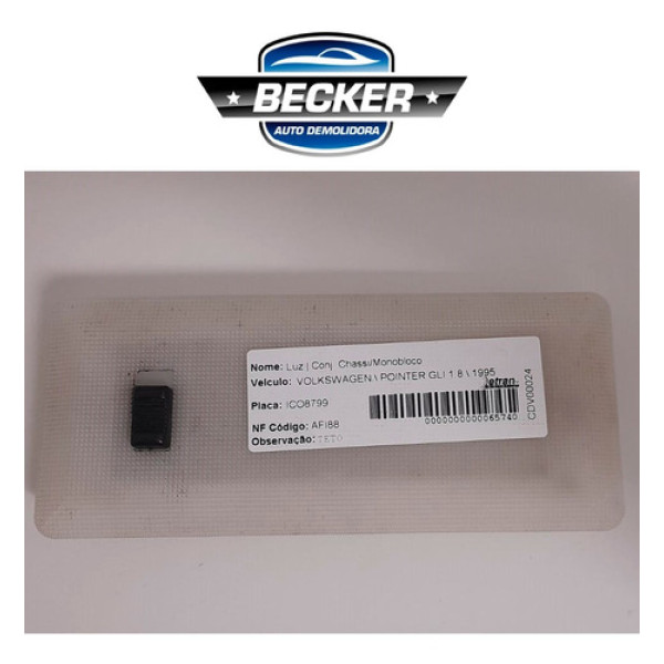 Luz Interna Volkswagen Pointer Gli 1.8 1995