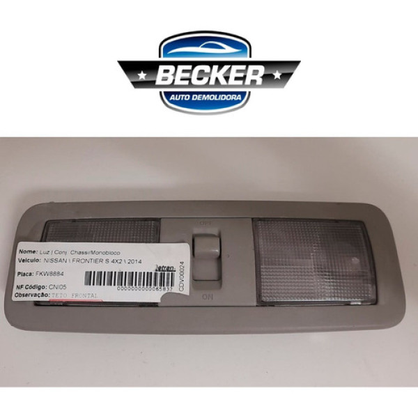 Luz Interna Teto Nissan Frontier 4x2 2014 - 26430jr00
