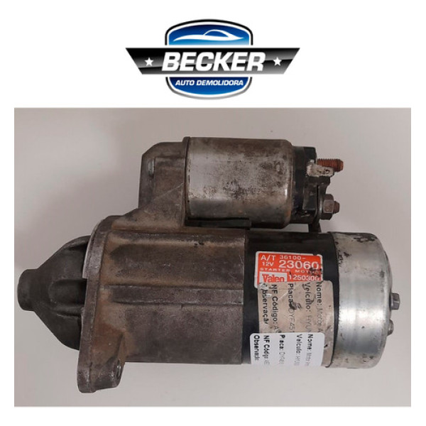 Motor De Arranque Hyundai Tucson Gl 2.0 2007 - 1250300