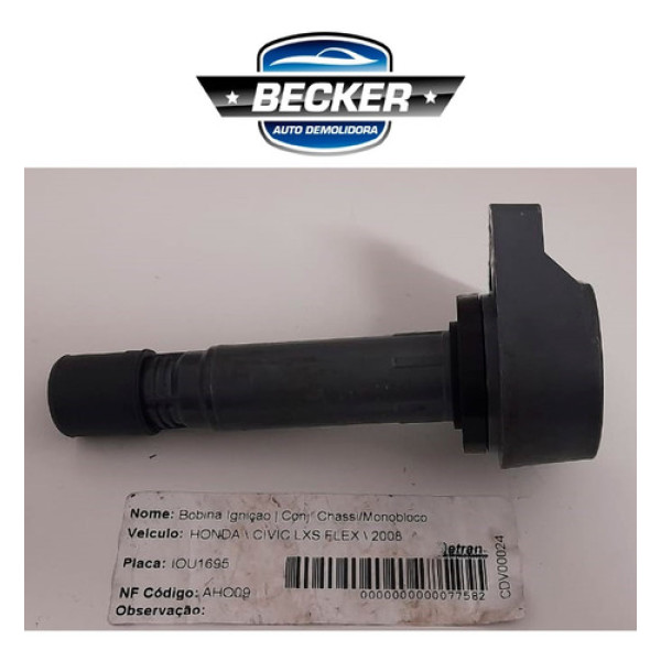 Bobina Ignição Honda Civic Lxs Flex 2008 - Gn10324