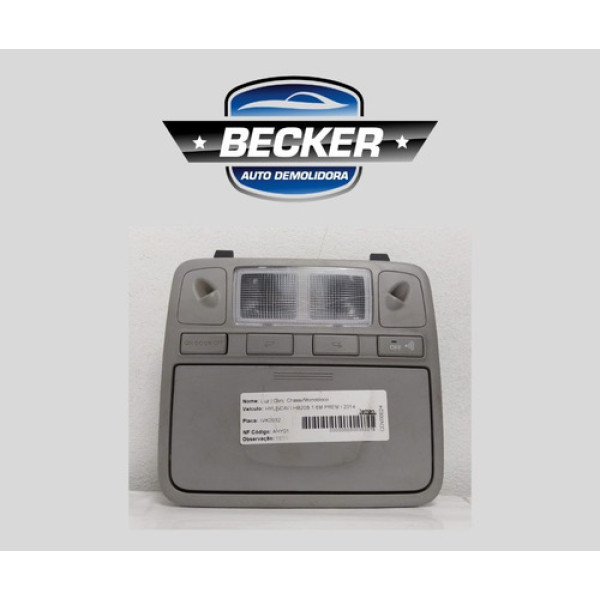 Luz Teto Com Porta Óculos Hyundai Hb20 2014 - 928901s0xx