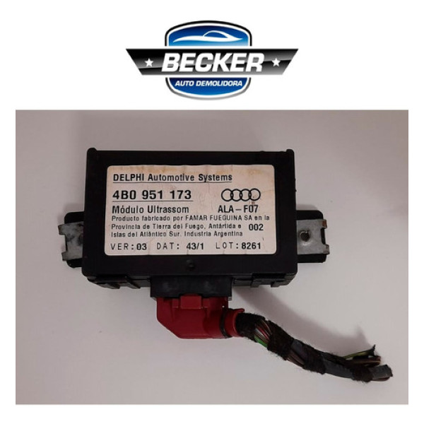 Módulo Central Alarme Audi A3 1.8t 2002 - 4b0951173