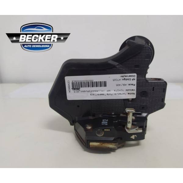 Fechadura Traseira Direita Toyota Hilux Srv 4x4 2006/2015