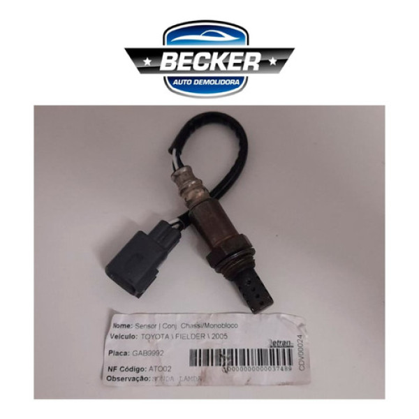Sonda Lambda Toyota Fielder 2005 - 8946502130