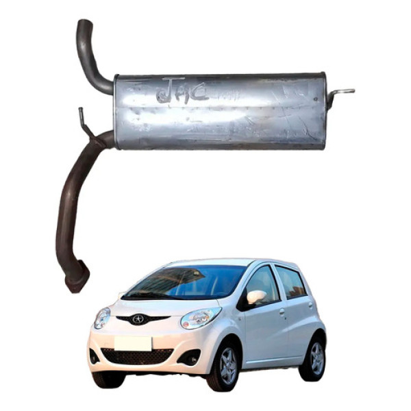 Abafador Silenciador Traseiro Jac J2 2012 2016 800km