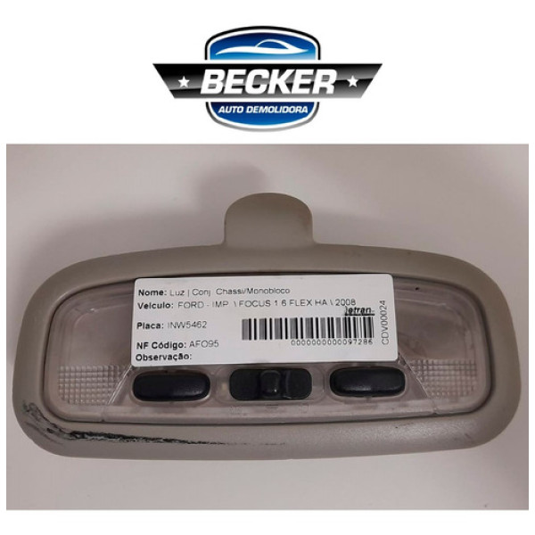 Luz Interna Ford Focus 1.6 2008 - 2s6a13k767ab