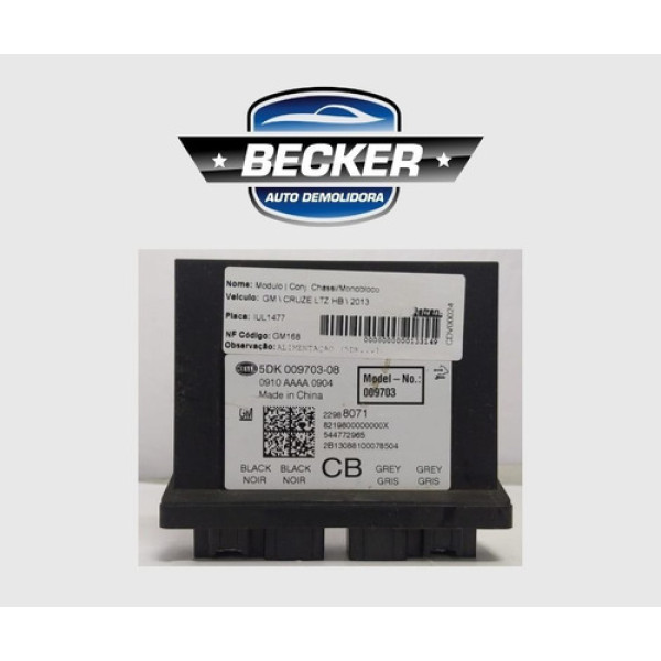 Modulo De Alimentação Gm Cruze 2013
