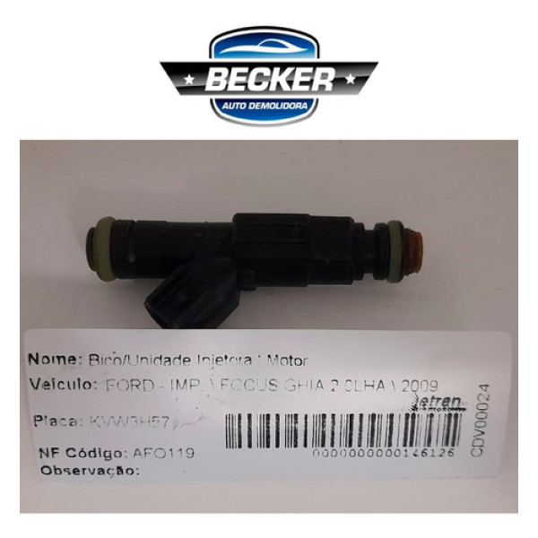 Bico Injetor Ford Focus Ghia 2009 - 0280156154