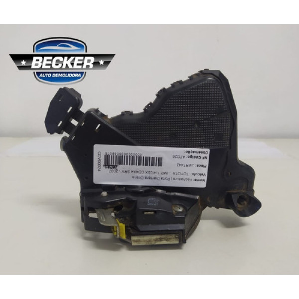 Fechadura Dianteira Direita Toyota Hilux Srv 4x4 2006/2015